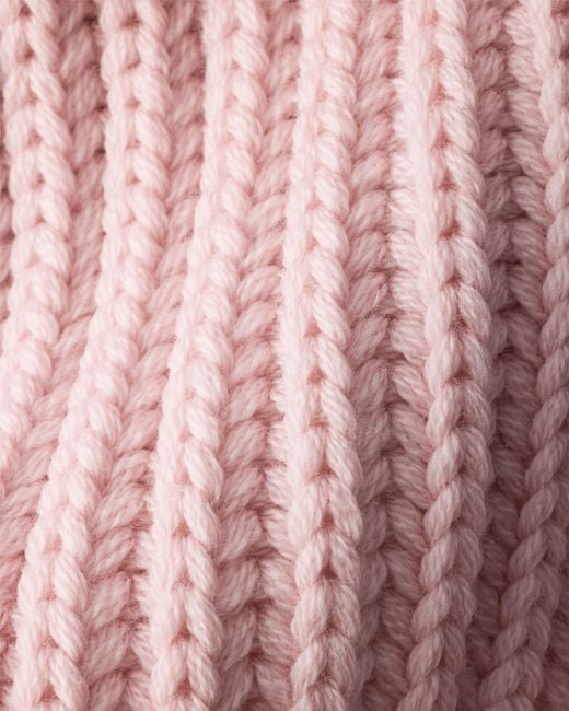 Prada Pink Wool Scarf