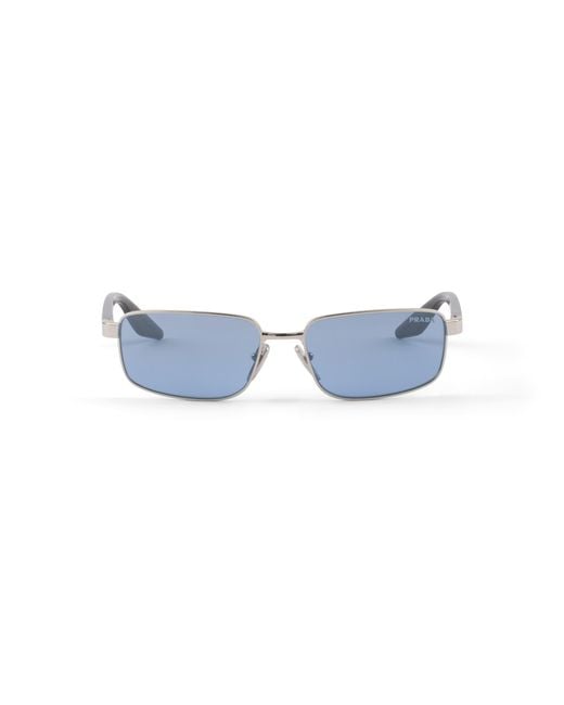 Prada Blue Linea Rossa Sunglasses for men