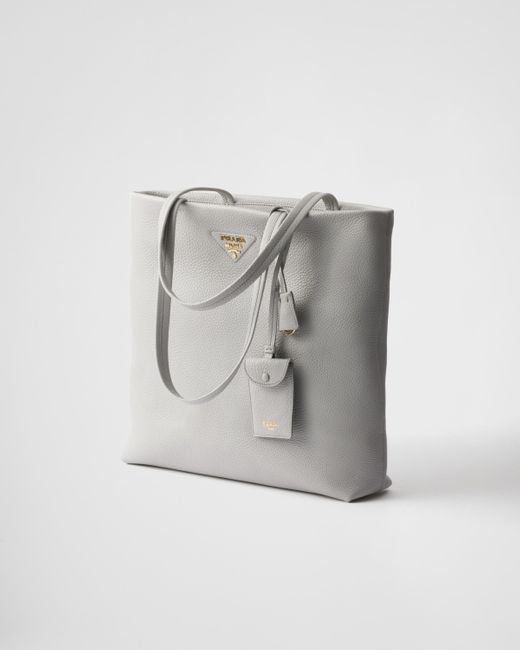 Borsa Shopping Large di Prada in Gray