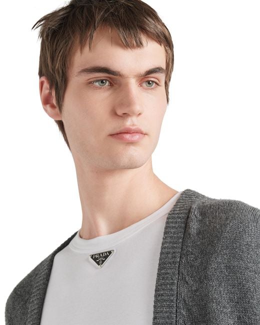 Camiseta De Algodón, Hombre, Talla Prada de hombre de color White