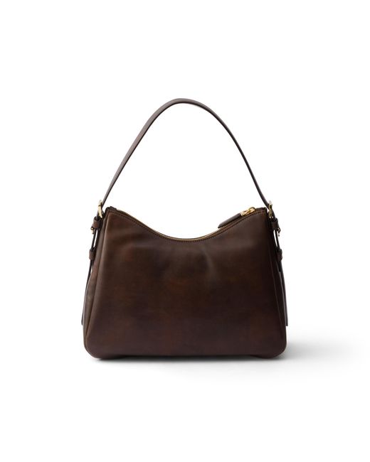 Borsa A Spalla Aimée Medium di Prada in Brown
