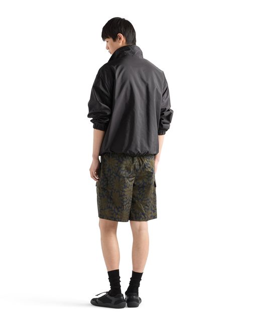 Prada Multicolor Printed Re-Nylon Swim Trunks for men