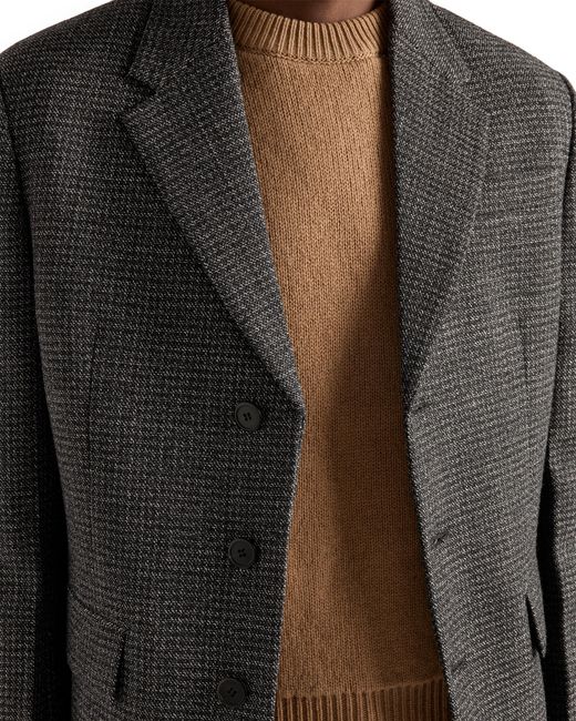 Prada Natural Cashmere Crew-Neck Sweater for men