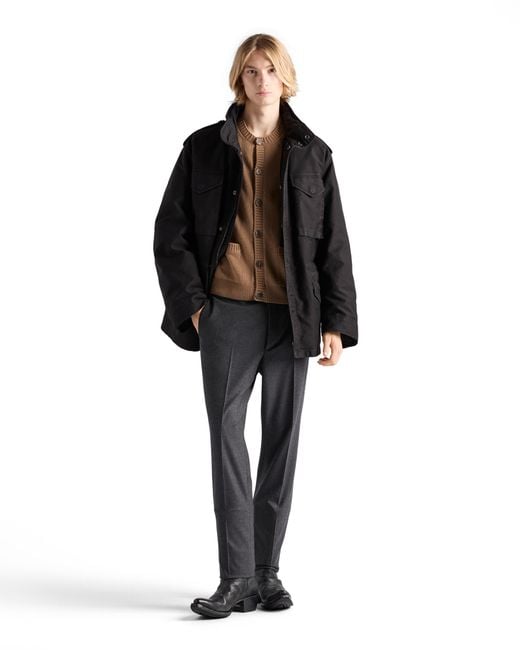 Prada Brown Cashmere Cardigan for men