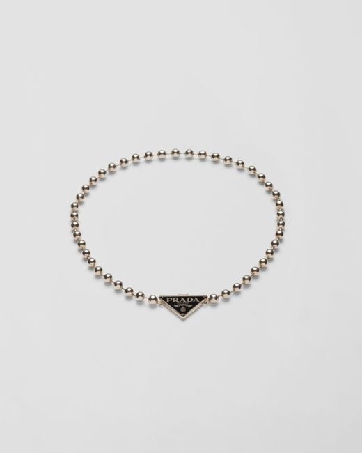 Prada Ball Smalto Jewels Halskette in Metallic für Herren