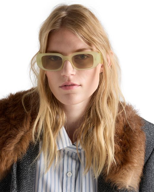 Gafas De Sol Symbole, Mujer Prada de color White