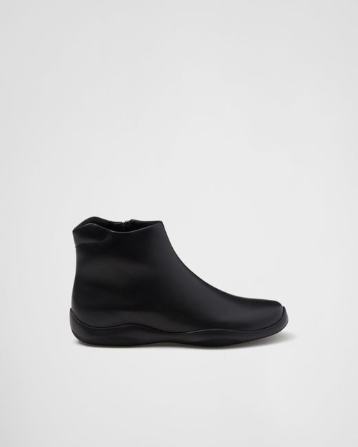 Prada Black Toblach High-top Sneakers for men