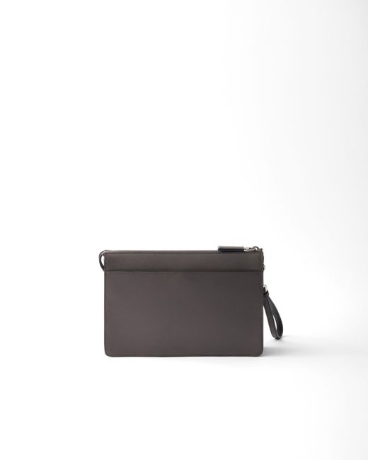 Bolso De Hombre De Piel Saffiano Prada de hombre de color White