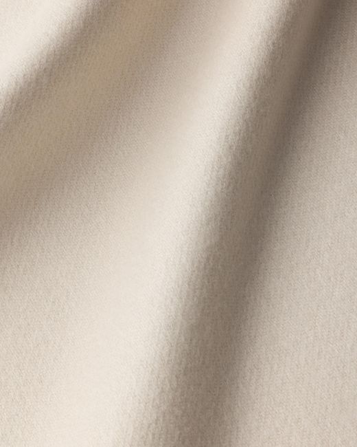 Prada White Silk And Cashmere Scarf