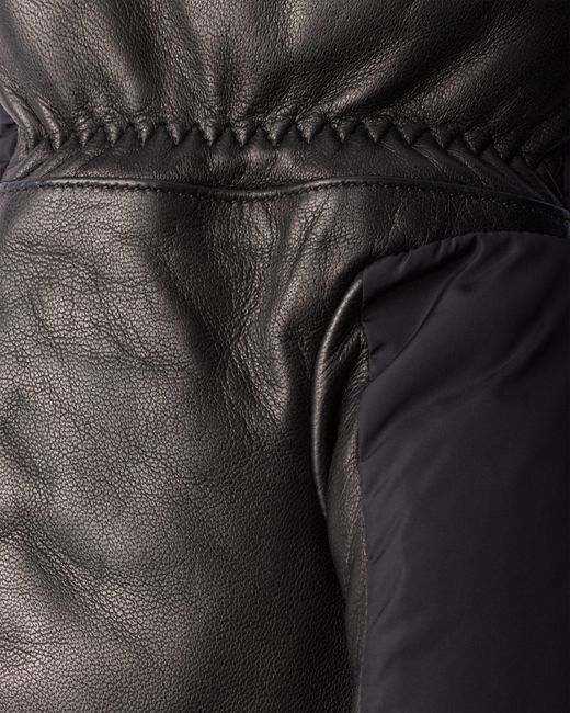 Prada Black Re-Nylon Gloves, Size 8 for men
