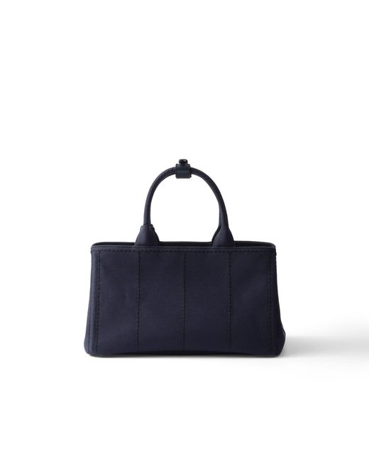 Borsa Jardinière Large di Prada in Blue