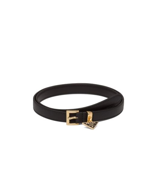 Prada Black Belt