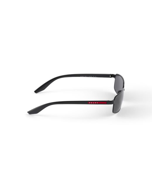Prada Blue Linea Rossa Sunglasses for men