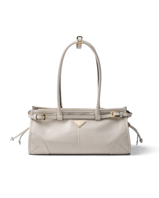 Prada White Medium Leather Handbag
