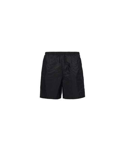 Prada Black Nylon Swim Shorts for men