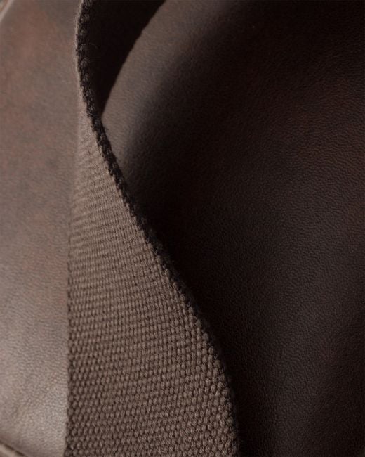 Prada Brown Leather Shoulder Bag for men