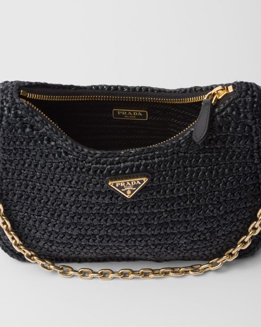 Prada Black Re-Edition 2005 Crochet Bag