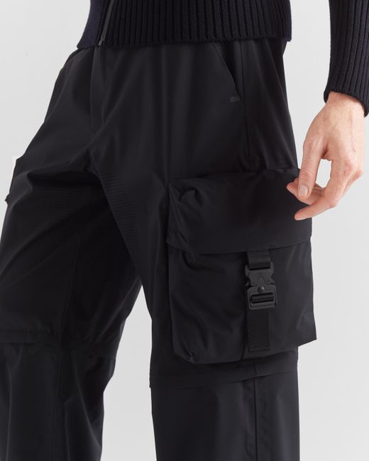 Prada Technical Fabric Modular Pants in Blue for Men Lyst UK