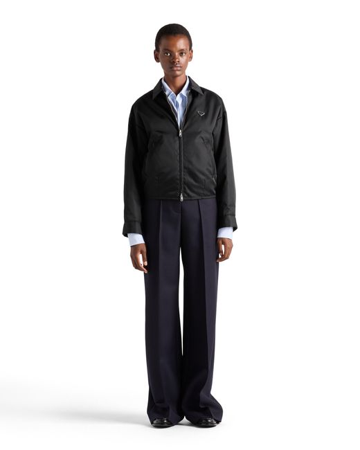 Prada Black Re-Nylon Blouson Jacket