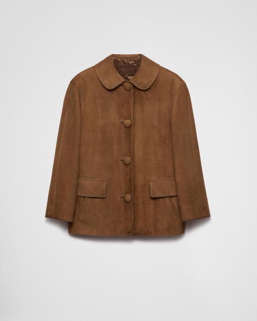 Prada Brown Suede Jacket