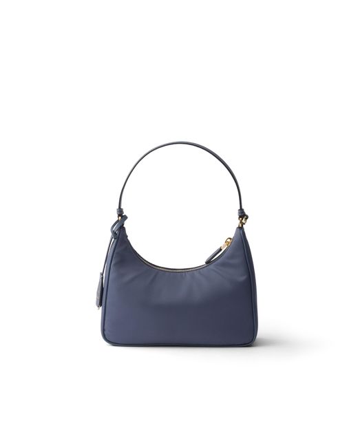Prada Blue Re-Edition 2005 Re-Nylon And Saffiano Mini Bag