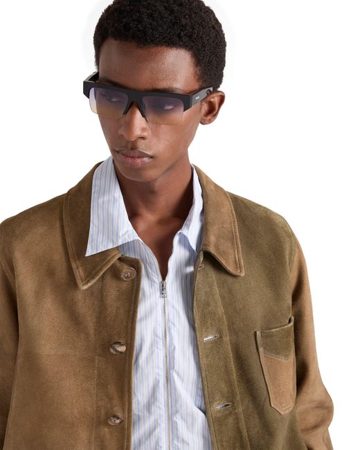 Prada Blue Eyewear Collection Sunglasses for men