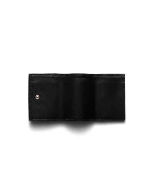 Prada Black Small Leather Wallet for men