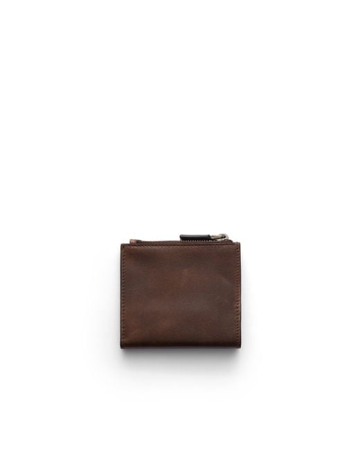 Prada Brown Small Leather Wallet for men