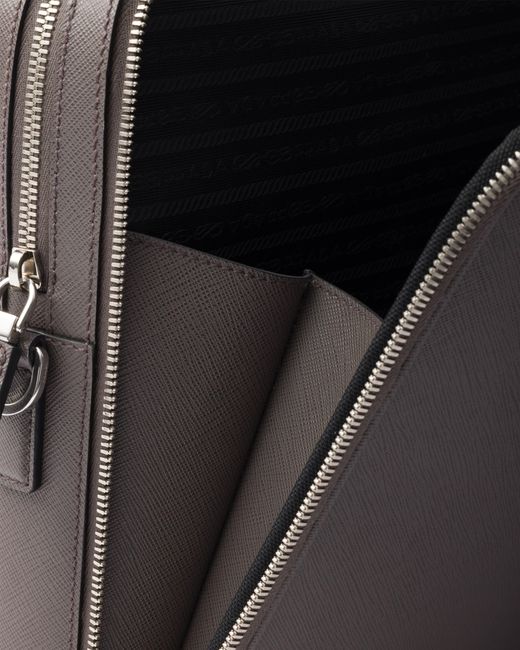 Borsa Da Lavoro di Prada in Black da Uomo