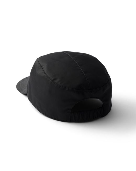 Berretto Con Visiera di Prada in Black