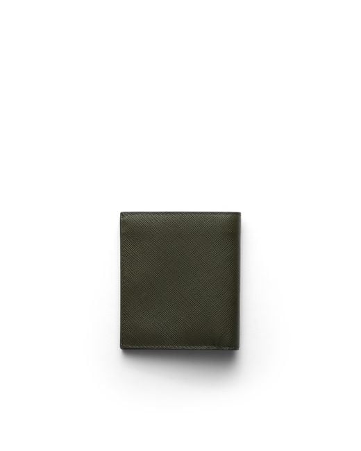 Prada White Saffiano Leather Wallet for men