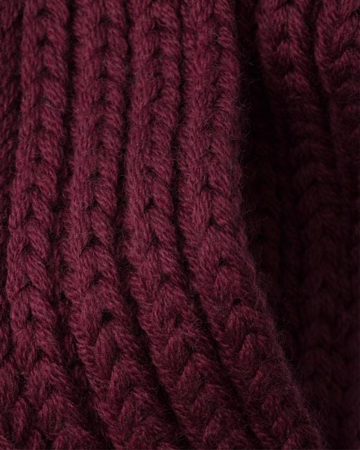 Prada Red Wool Scarf