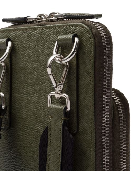 Porta Smartphone di Prada in Green da Uomo
