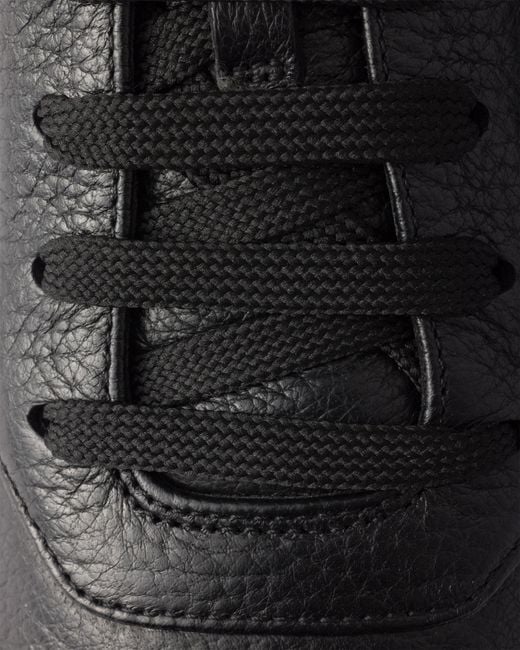 Prada Black Prax 2.0 Leather Sneakers for men