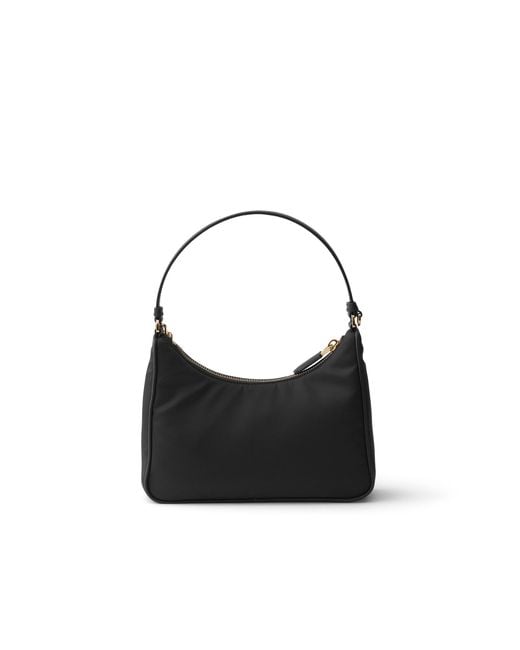 Prada Black Re-Edition 2005 Re-Nylon And Saffiano Mini Bag