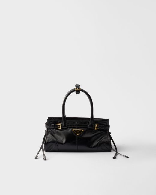 Borsa A Mano Bonnie Mini di Prada in Black