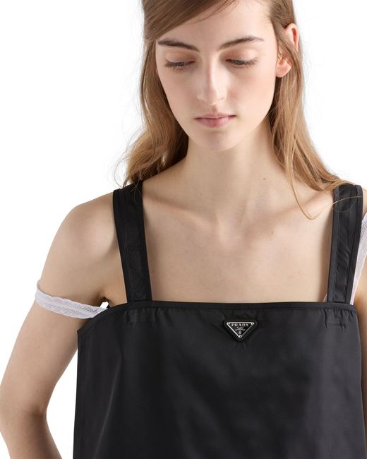 Prada Black Re-Nylon Top