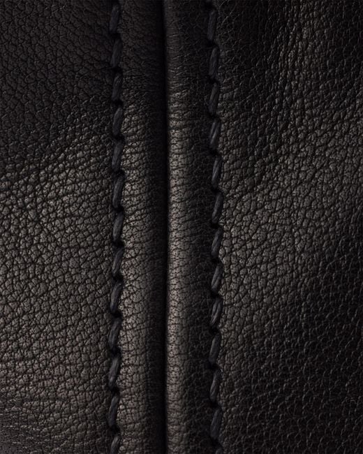 Prada Black Route Medium Leather Tote Bag