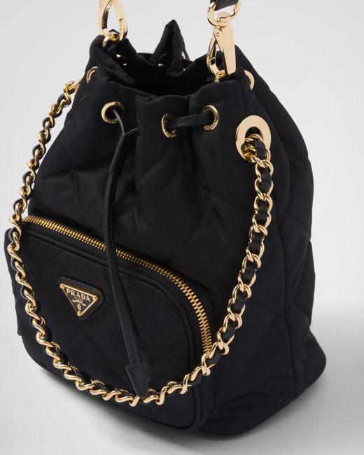 Prada Re-Edition 1995 Chaîne Re-Nylon Shoulder Bag in Black | Lyst