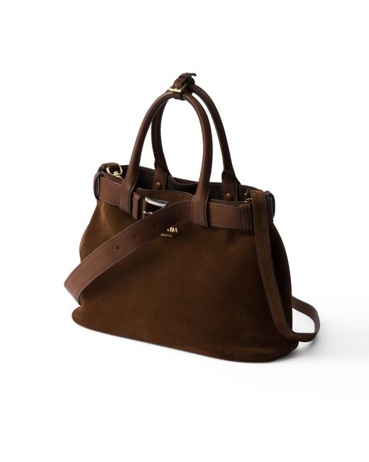 BORSA A MANO di Prada in Brown