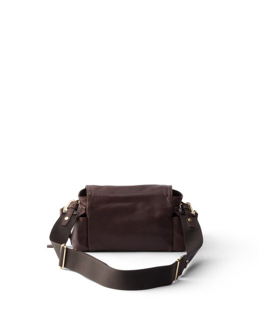 Prada Brown Explore Nappa Leather Mini Bag