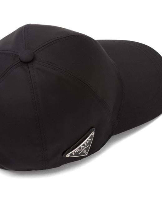 Prada Black Re-Nylon Baseball Cap