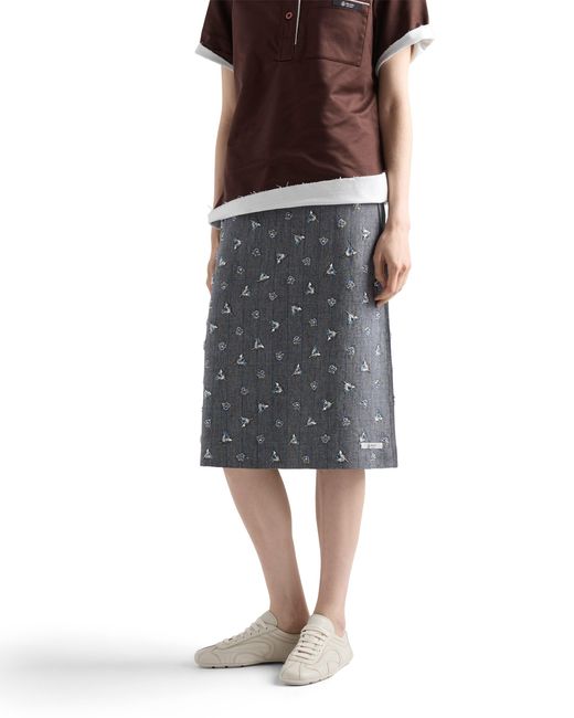 Prada White Montecarlo Re-Edition 2005 Nappa Leather Sneakers