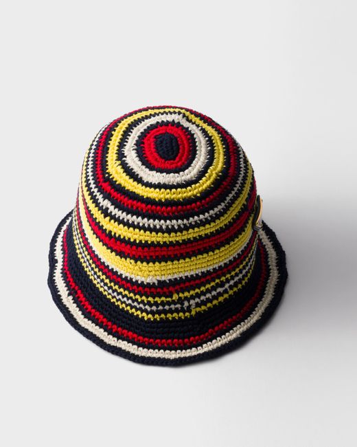 Cappello Da Pescatore di Prada in White