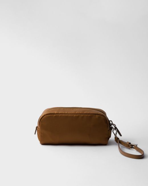 Prada Brown Mini Re-Nylon Pouch