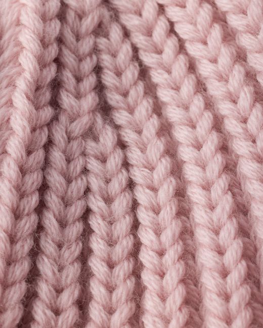 Prada Pink Wool Beanie