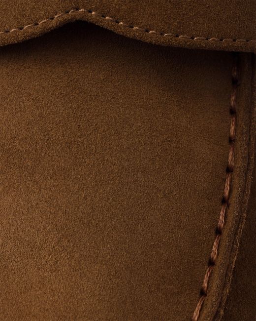 Prada Brown Suede And Shearling Mules