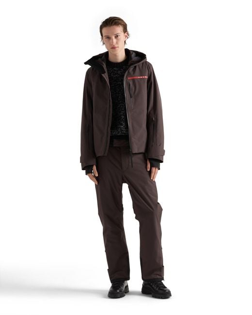 Prada Brown Extreme-Tex Blouson Jacket for men