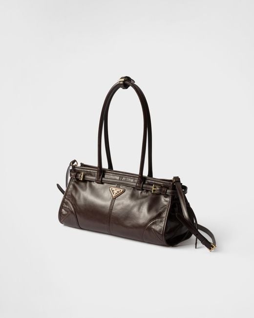 Prada Black Bonnie Medium Leather Handbag