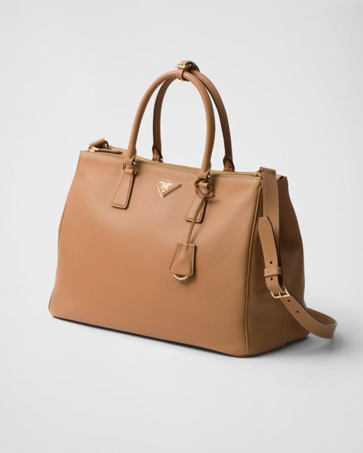 Prada Natural Extra-Large Galleria Leather Bag